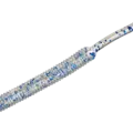 AJI12 Clear/Blue Silver Glitter
