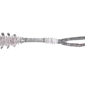 Clear Red Flake