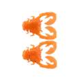 Orange Gold Flake