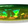 GREEN GOLD BLUE GLOW BELLY GLITTER