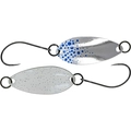 Silver White Blue Spot