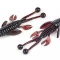 Dark Red Black Flake